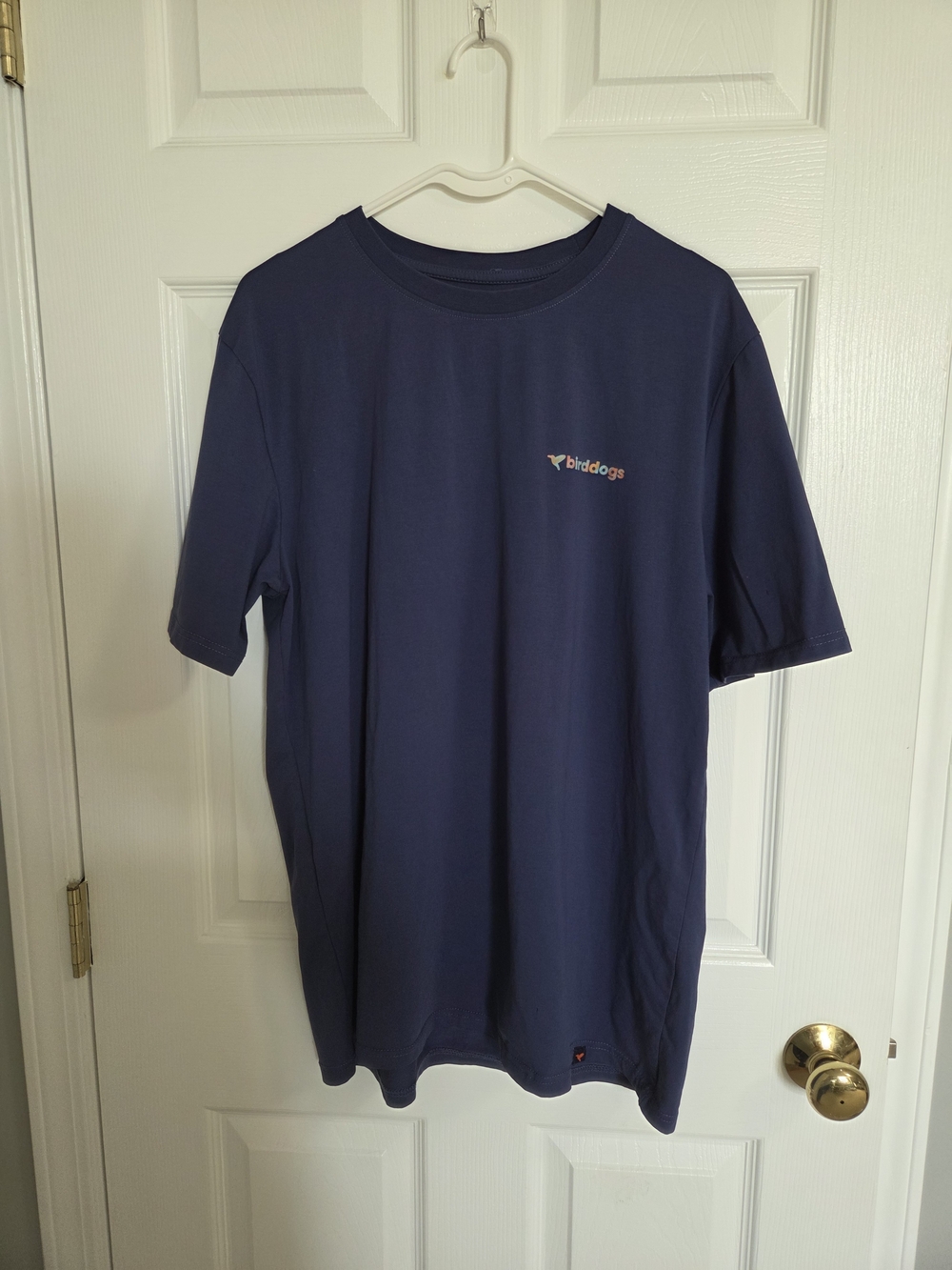 Birddogs Short-Sleeve Navy Tee with Chest Logo